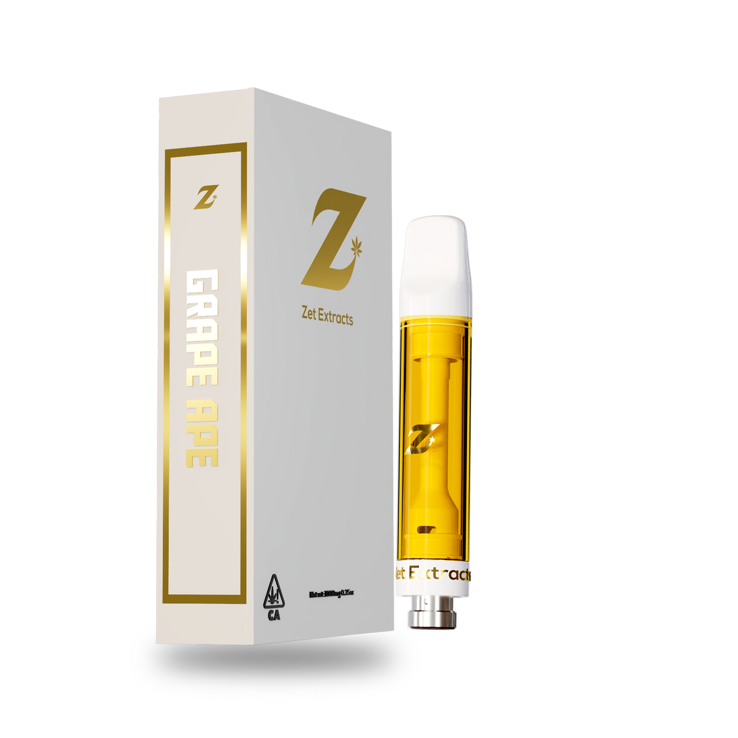 Zet Extracts 1G Premium Distillate Cartridge Grape Ape