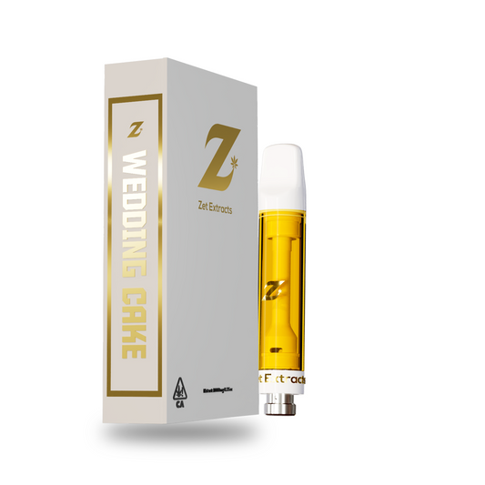 Zet Extracts 1G Premium Distillate Cartridge Wedding Cake